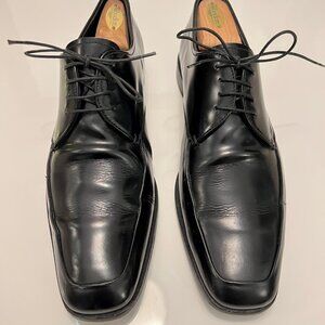 Prada Spazzolato Leather Dress Shoes